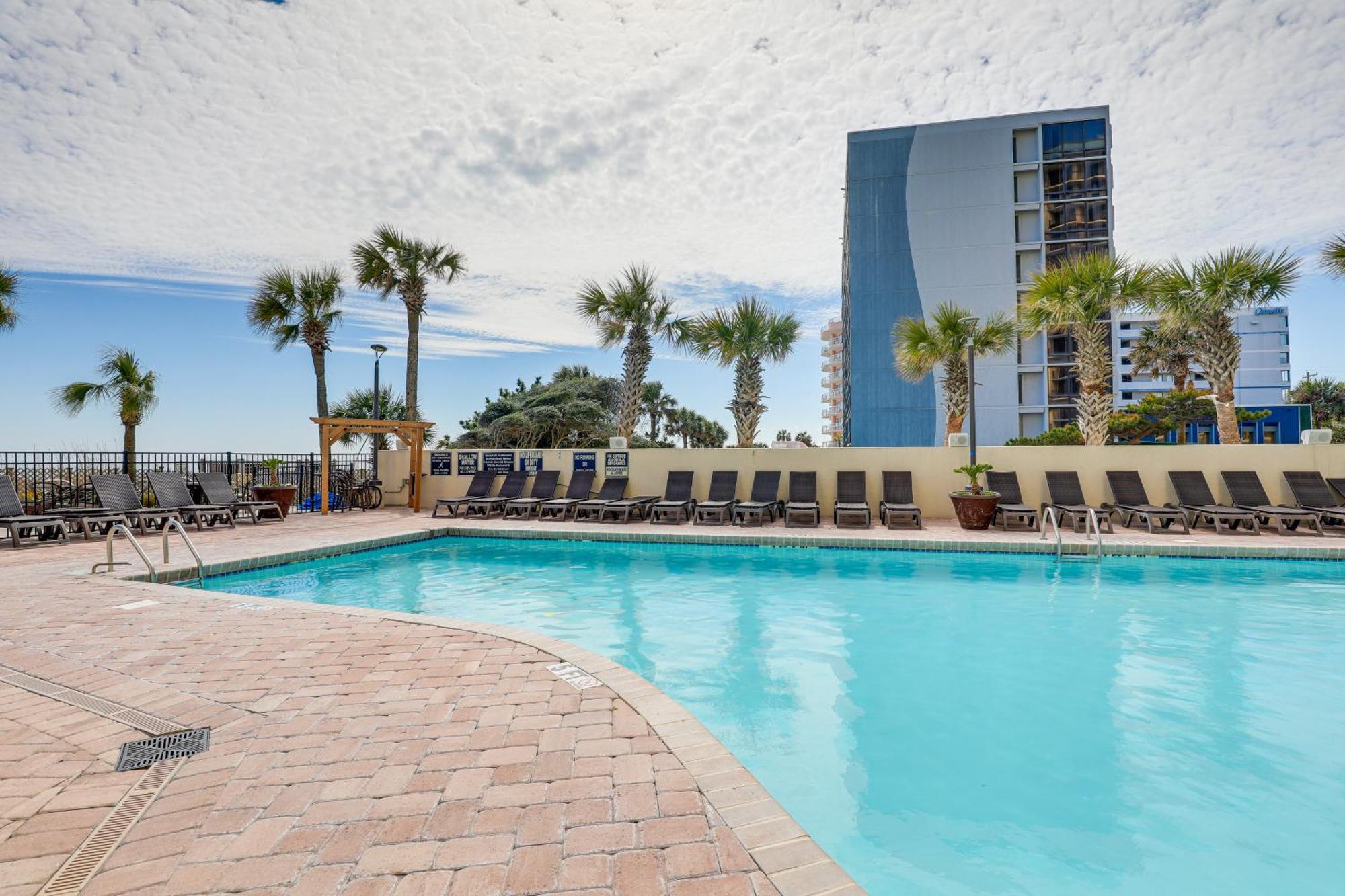 Relaxing Myrtle Beach Oceanfront Vacation Rental! エクステリア 写真