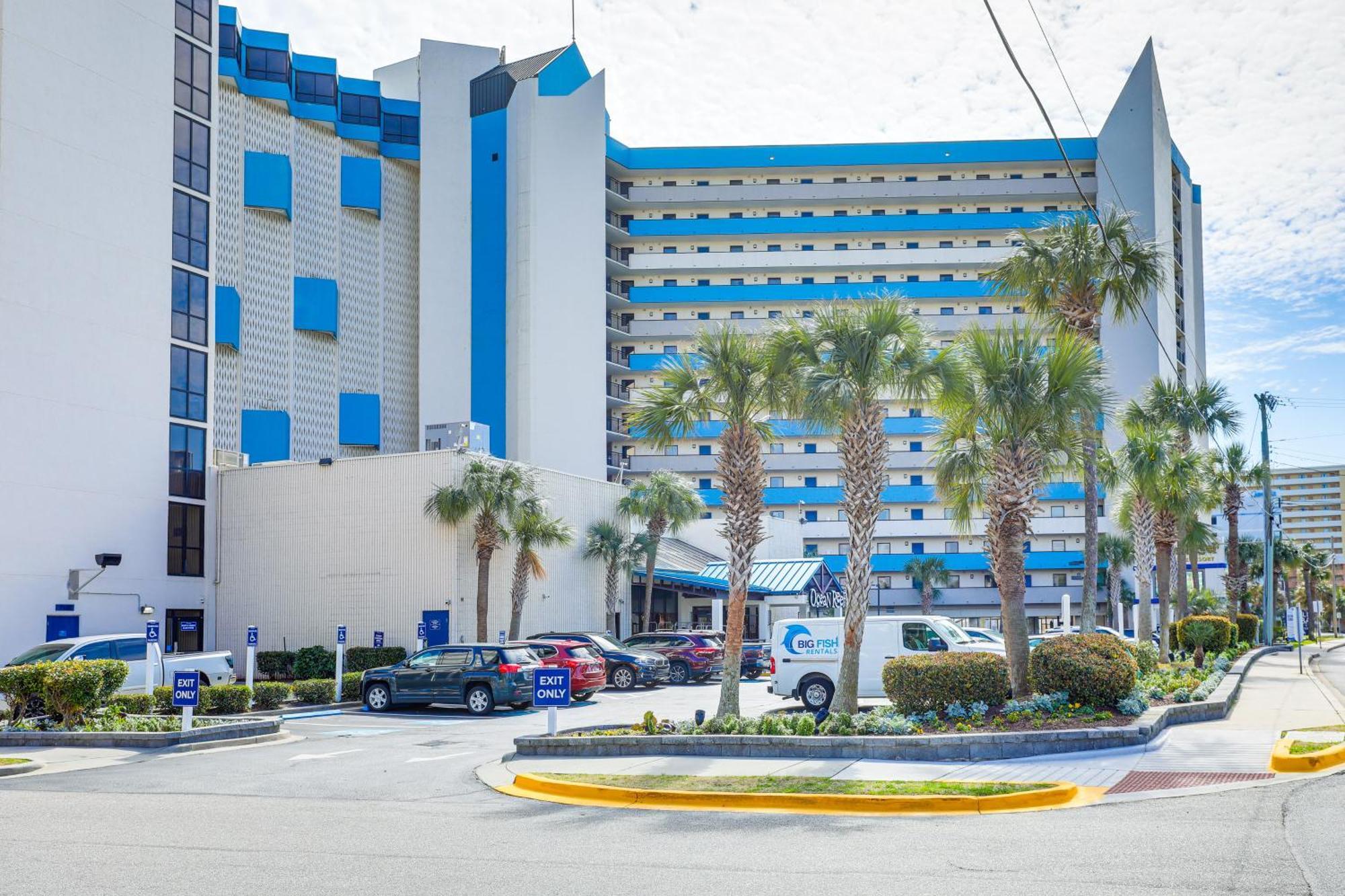 Relaxing Myrtle Beach Oceanfront Vacation Rental! エクステリア 写真