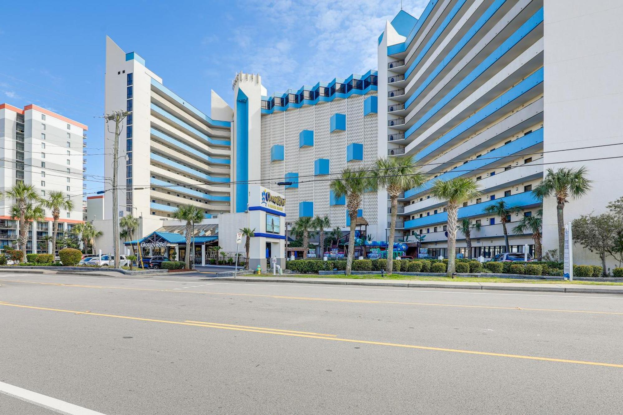 Relaxing Myrtle Beach Oceanfront Vacation Rental! エクステリア 写真