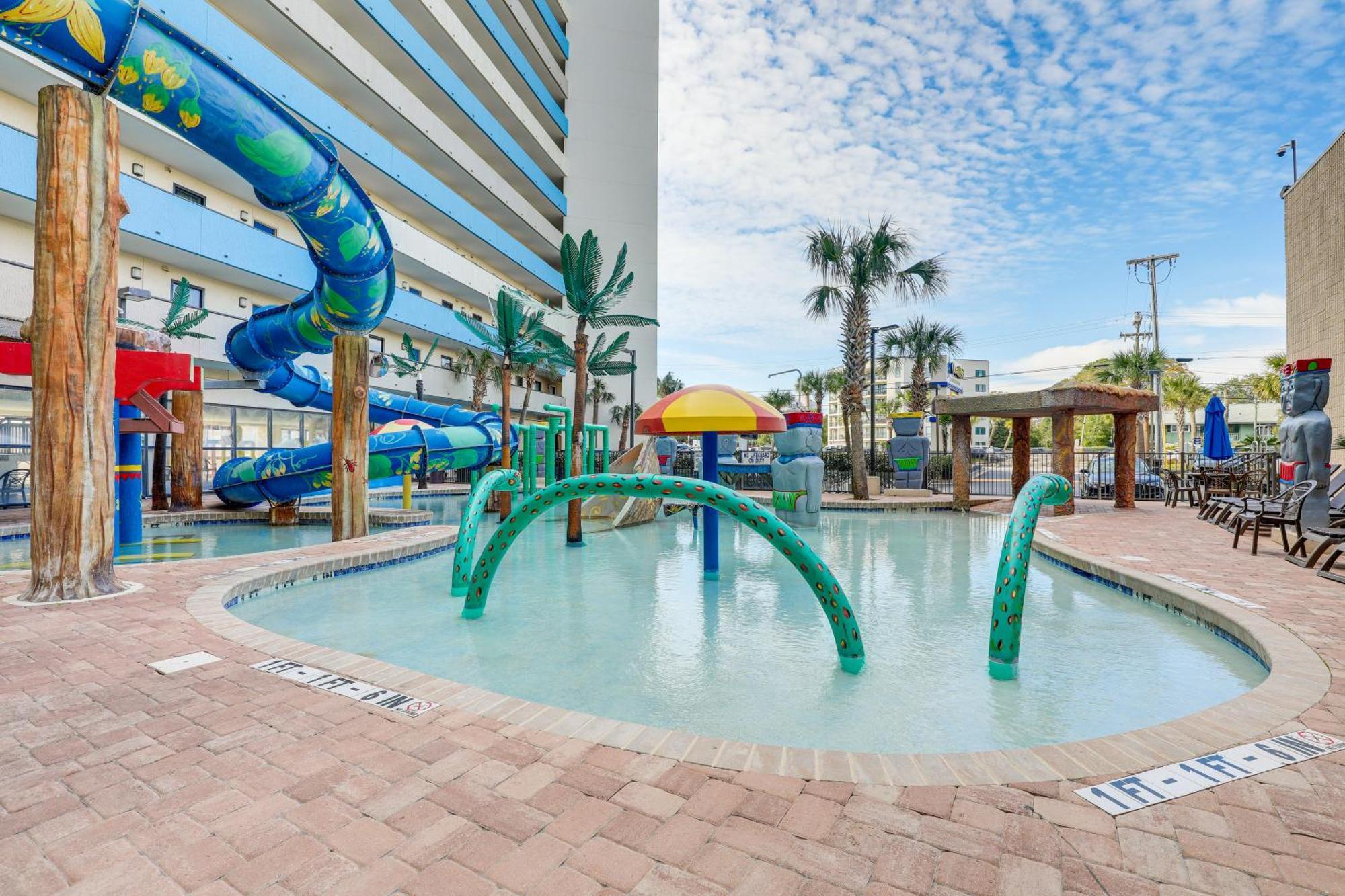 Relaxing Myrtle Beach Oceanfront Vacation Rental! エクステリア 写真