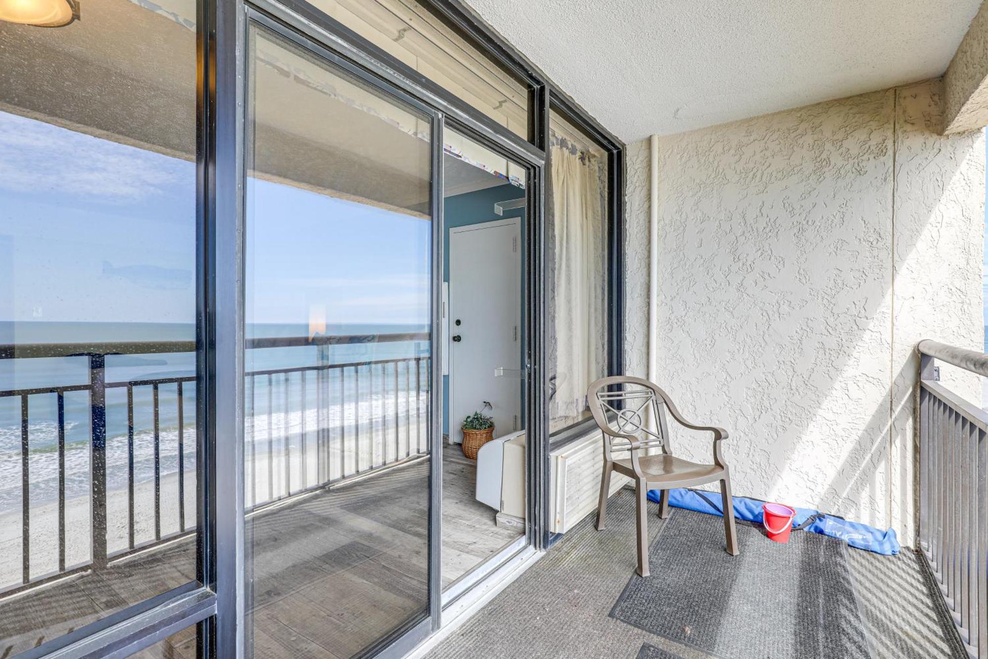Relaxing Myrtle Beach Oceanfront Vacation Rental! エクステリア 写真